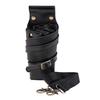 s Holder Leather Pouch Hairdressing Styling Hair Tools Display Stand - Black, 23 x 10cm