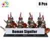 Kids Toys Roman Legion Building Blocks Medieval Knight Warhorse Cavalry Soldiers Figures Toys For Kids Christmas Gifts
