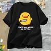Exquisite Duck Pattern Tshirt Casual Shortsleeved Cotton Printed Roundneck Tshirt Sporty Relaxed Style T Shirt Unisex
