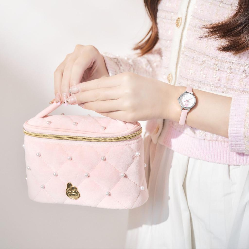 My Melody Collaboration 5 ATM Water Mineral White [AngelHeart] Watch, Quartz, Resistant, Glass, Dial, MM24SS, Women's [Authentic]
