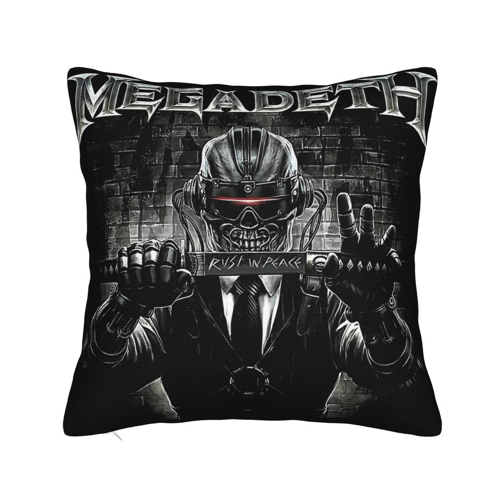 Pillow Cover Megadeths Band MegaRock City Violin Playing Morden Pillow Case For Couch Sofa Bedroom Pillowcases