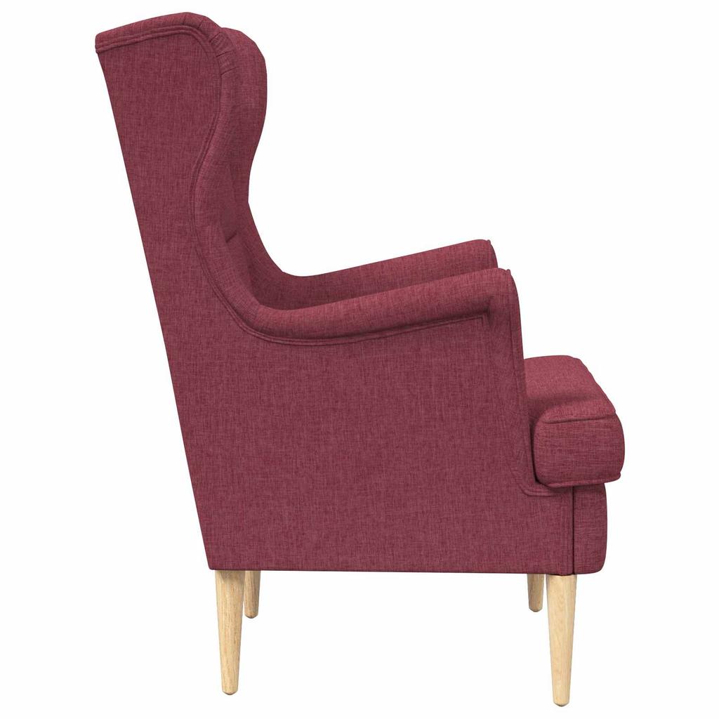 Armchair Burgundy Fabric