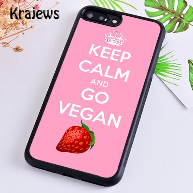 Krajews Love Animal Vegan Quotes Soft Phone Case Cover For iPhone 17 Air 16 15 14 plus 11 12 13 pro max coque Fundas