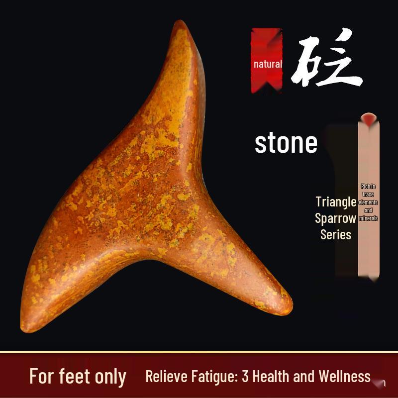 Extra Large Bianstone Triangular Massager Cone for Feet and Body Triangular Cone (9cm x 6cm x 1.5cm)