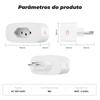 16a Brazil Standard Tuya Wifi Smart Plug Socket Outlet Adapter Power Monitor Timer App Voice Works For Google Home Alexa