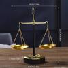 Decorative Balance of Justice Rustic Look Sculpture Sturdy Scale for