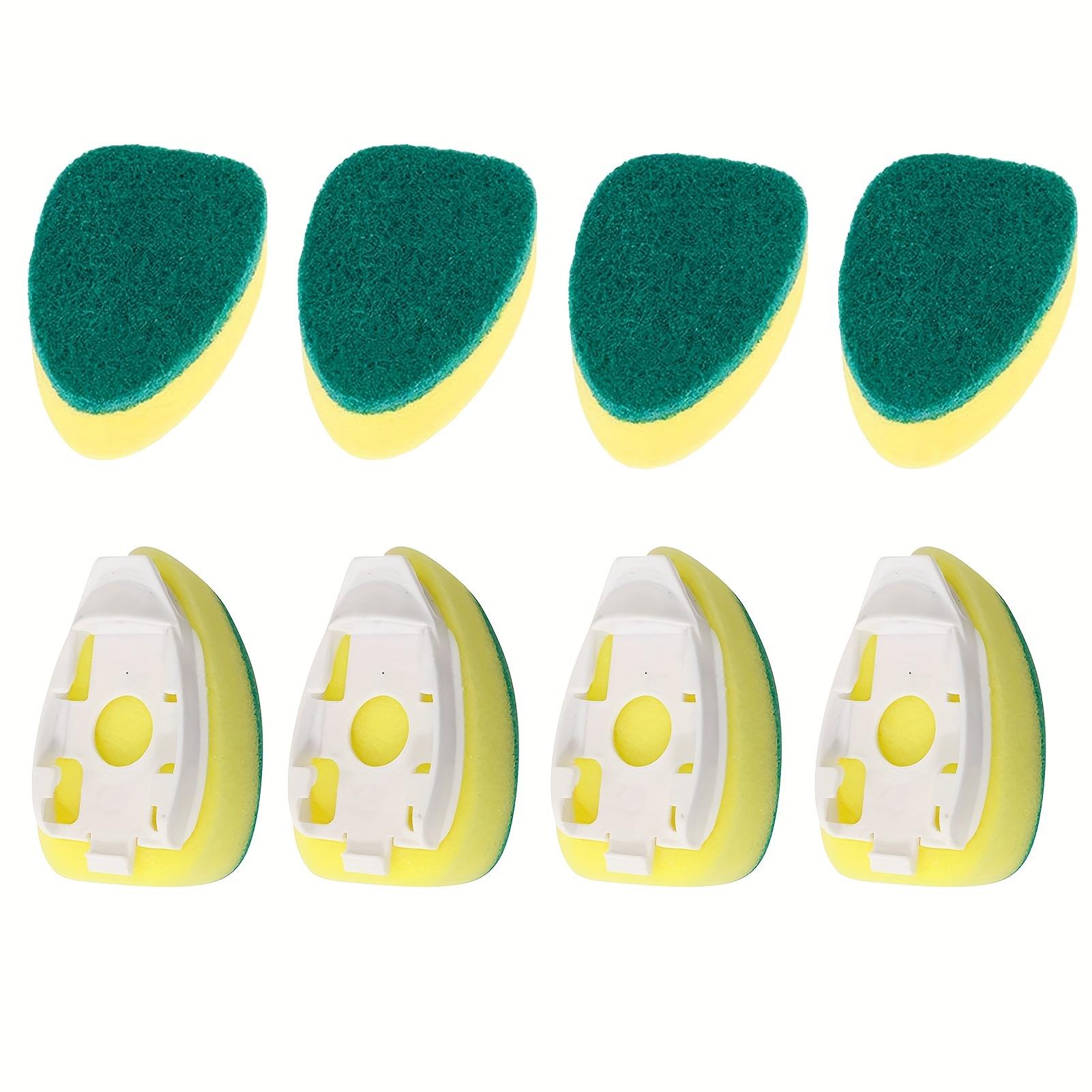 8pcs Kitchen Cleaning Dishwashing Sponge Wipe Dish Wand Sponge Refills Heads Brush Replacement Sponge Refill Sponge Pads 8pcs