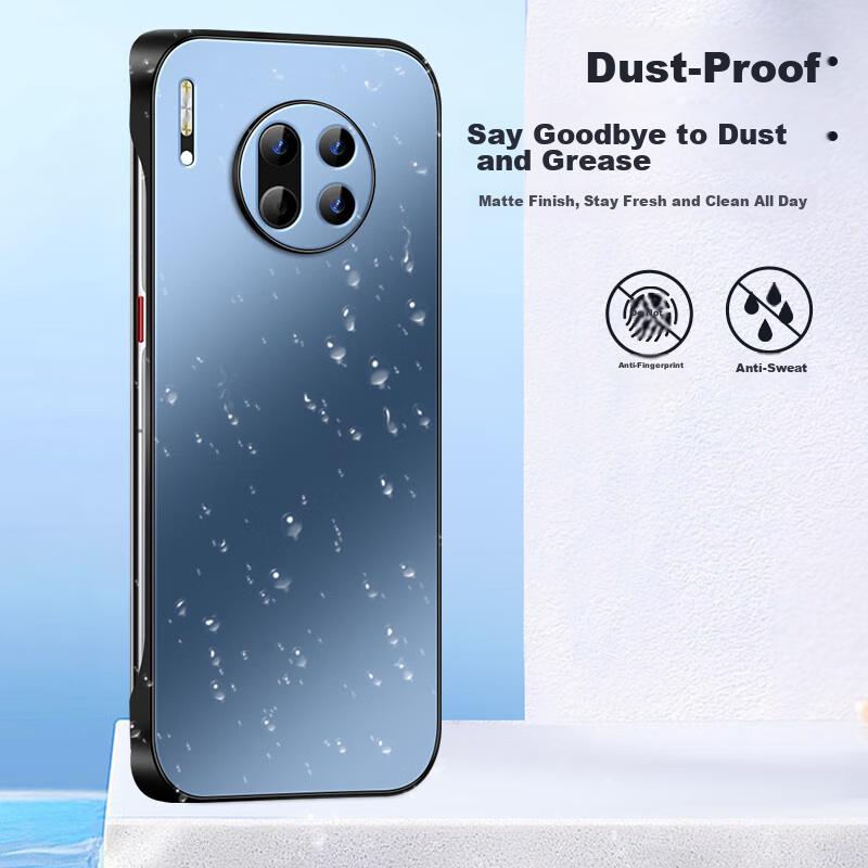 Huawei Mate30 Pro Phone Case, Mate30 E Pro Protective Cover, AG Frosted Full Coverage, Real Machine Feel, Simple Luxury Anti-Dropn, Graphite Black