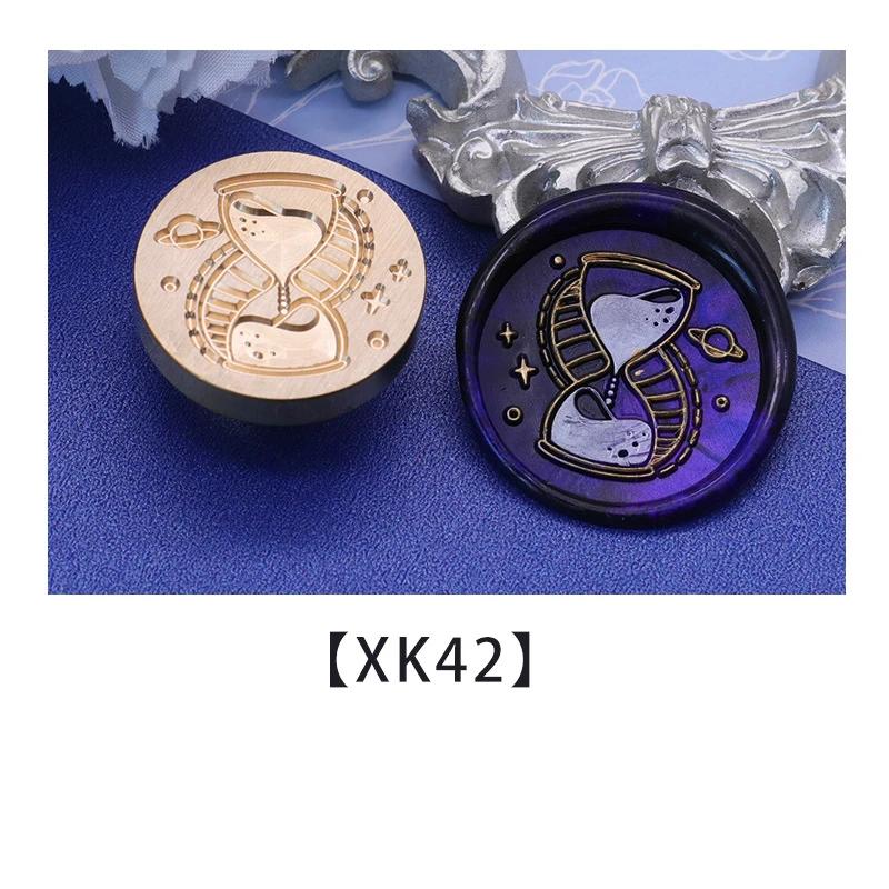 

Retro Time Starry Universe Sealing Wax Stamp Head Fire Paint for Wedding Gift Packaging Scrapbooking Card DIY Envelopes Stamps