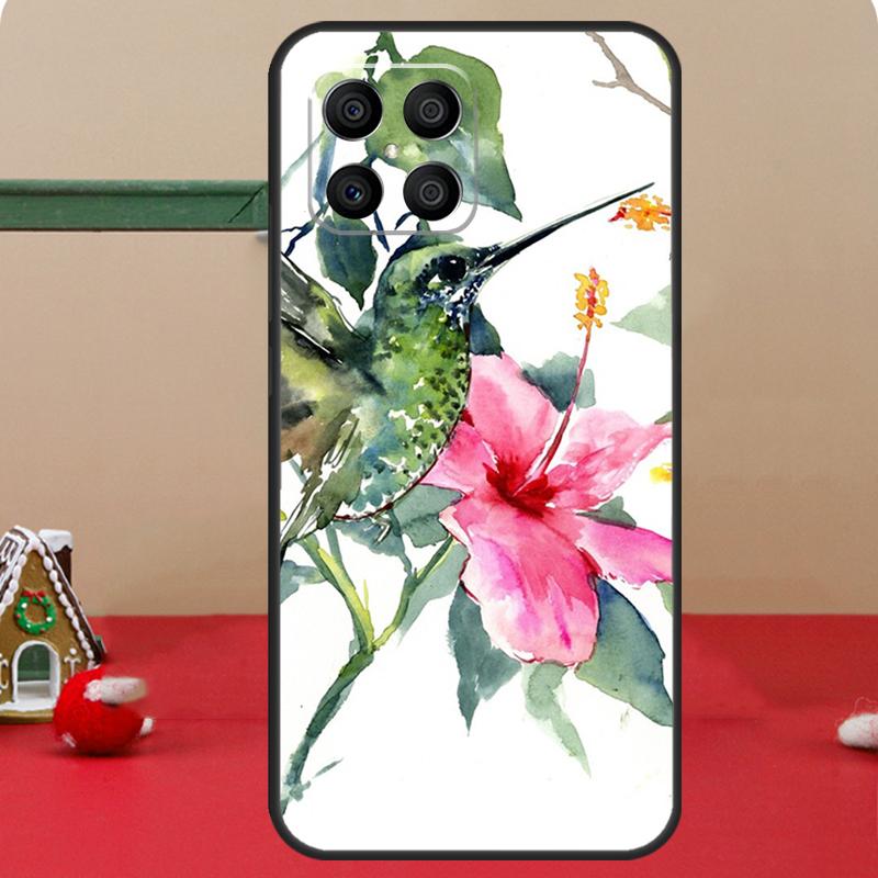 Hummingbird and Flowers Case For Honor Magic 8 Pro 6 7 Lite Honor 400 200 50 70 X8c X8b X9a X9b X9c X9d Win RT Coque
