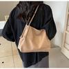 High Capacity Hand Bag Fashion PU Popular Tote Bag Trendy Temperament Shoulder Bag Female