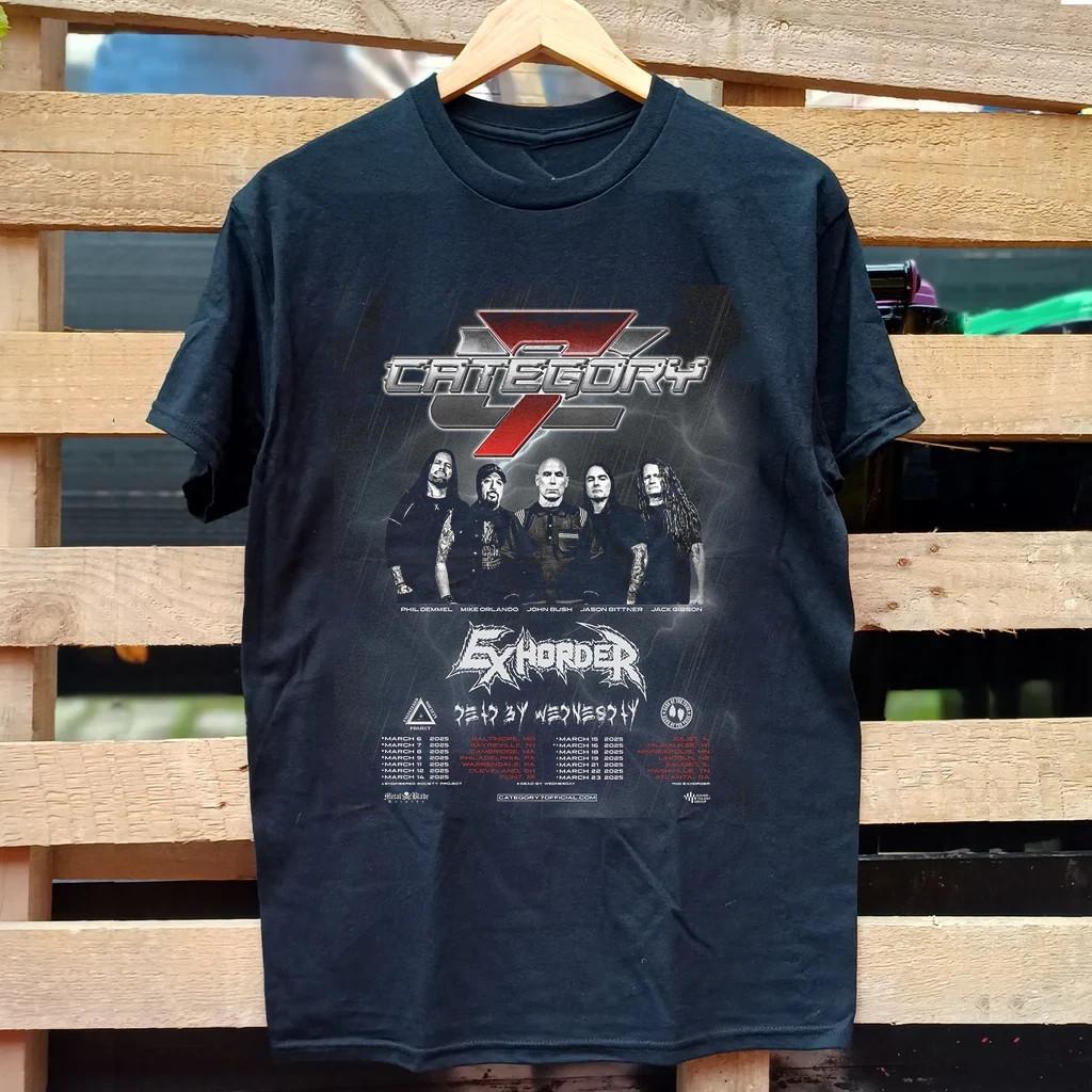 Category 7 Tour 2026 Band Collection Gift For Fans S to 5XL T-shirt XXL