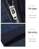 Herren Jeans mit hohem Bund, locker, dehnbar