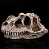 Dinosaurier-Schädel aus Kunstharz, Skelettkopf, Skulptur, Ceratosaurus-Bastelstatuen zur Dekoration, Halloween, Heimdekoration, Geschenk