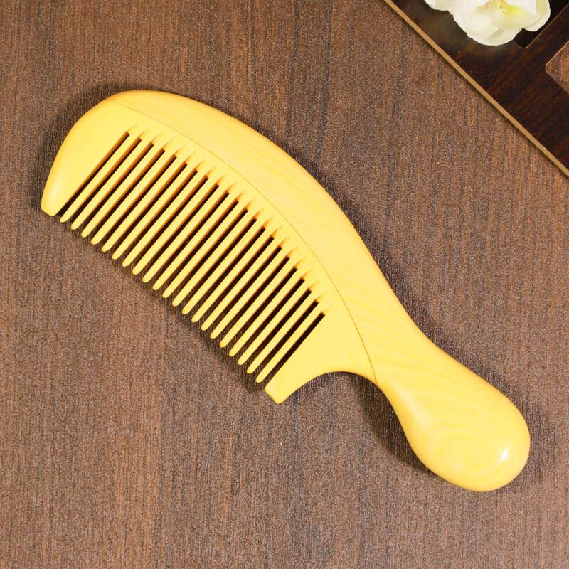 Small Boxwood Fine-Tooth Portable Massage Comb