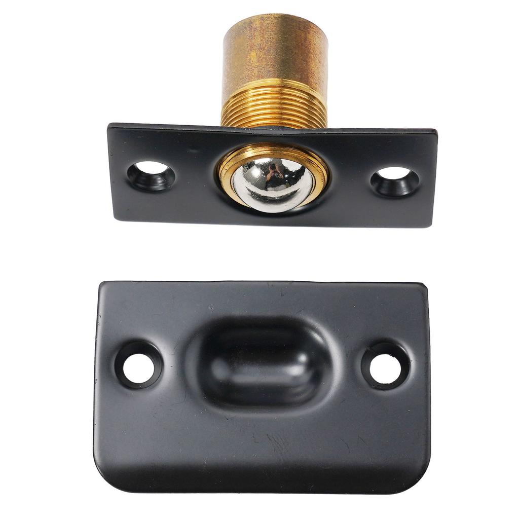 Latch Door Catch Adjustable Brass Steel Door Replacement Roller Ball Spring Catch Lock With 4x Screws High Quality