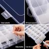10/15/24/36 Grids Plastic Organizer Box Storage Container Jewelry Box With Adjustable Dividers For Beads Arts DIY Crafts Storage