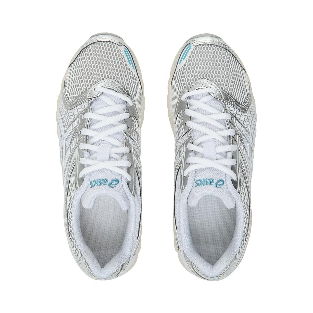 ASICS GEL DS TRAINER 14 Cushioning, Wear Resistant Low top Casual City Commute Running Shoes Unisex White Silver Blue Sneakers 1203A607-102