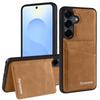 Luxury Back Leather Card Slots Stand Cover Case For Samsung S26 Ultra S25 Edge S24 S23 S22 Plus S21 FE A15 A16 A17 A34 A35 A36 A37 A54 A55 A56 A57 5G