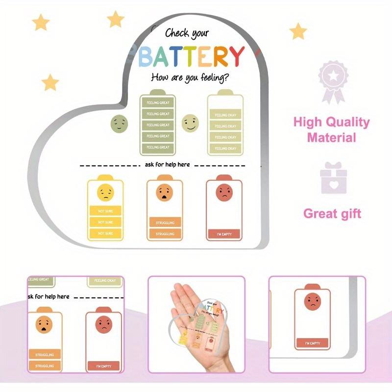 Mindfulness Heart Gift - Psychological Health Decor for Therapy & Classrooms with Photography Utility