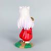 16cm Gk Childhood Sesshoumaru Anime Figures Inuyasha Stand Kawaii Look Back Model Desktop Decoration Children Toy Christmas Gift Kid Friendly