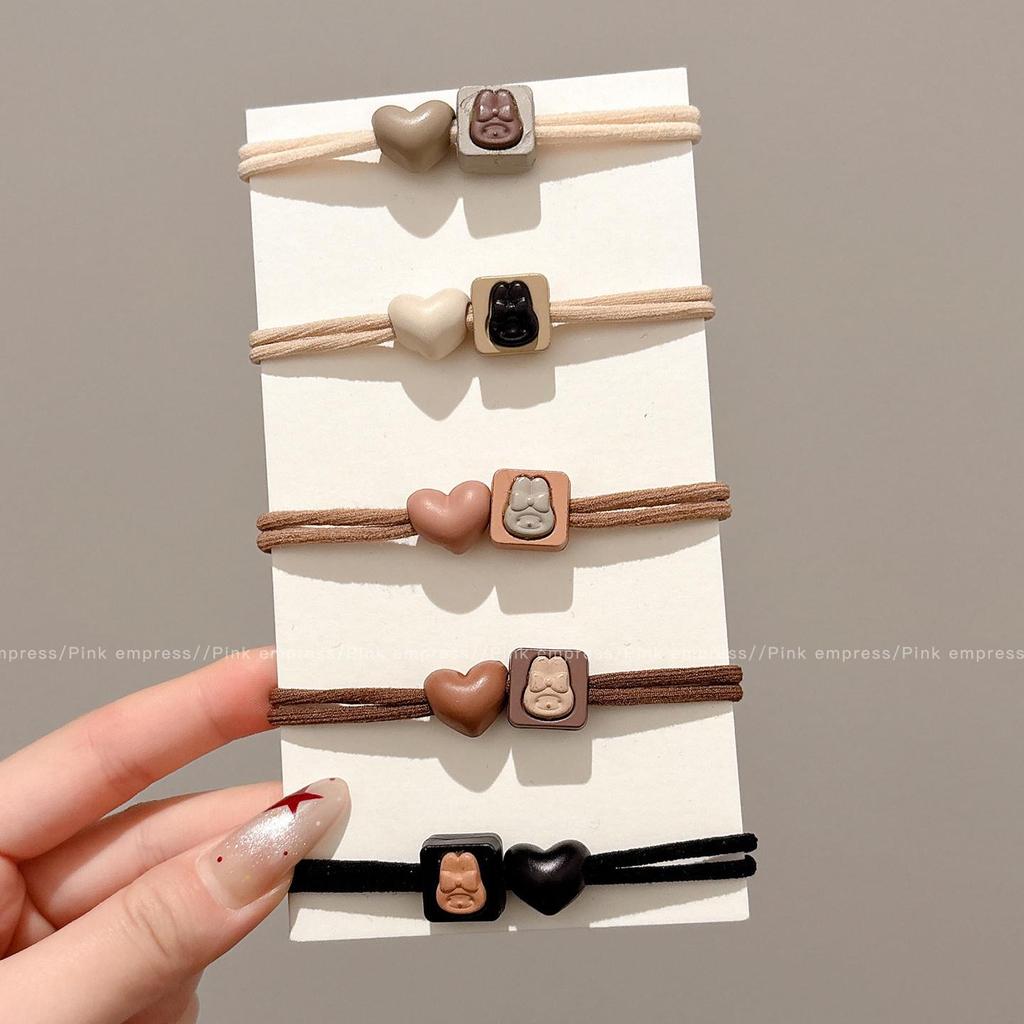 Elastic Women's Hair Ties 2025: Durable High-Elasticity Ponytail Bands