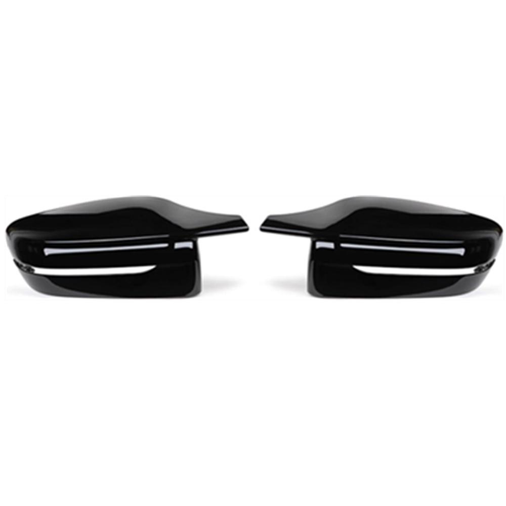 Gloss Black Mirror Cover Caps Fit for BMW G20 G21 G22 G23 G30 G38 M STYLE RHD