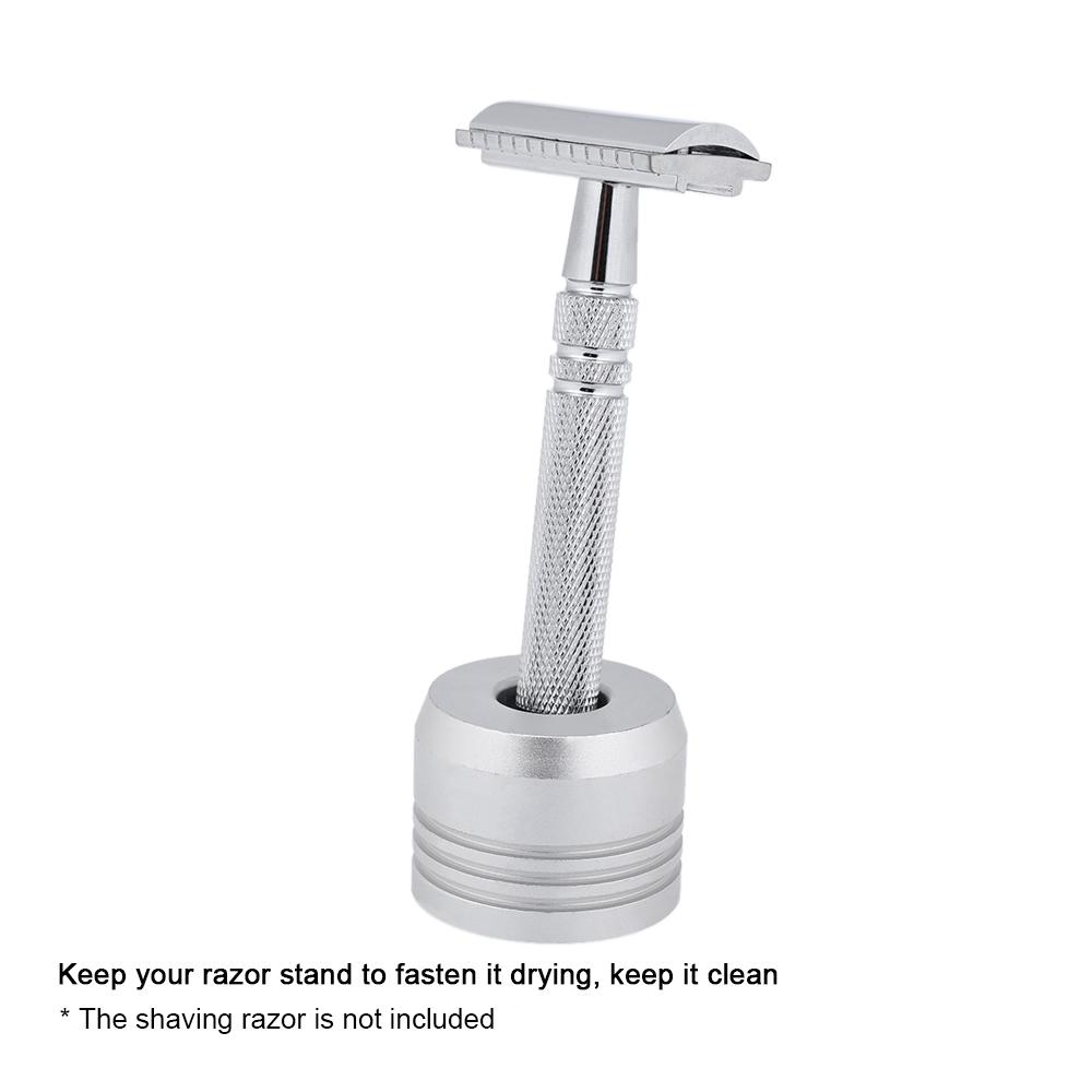

1Pc Stand Stand Base with High Quality Aluminum Alloy for Beard Accessory Silver Black