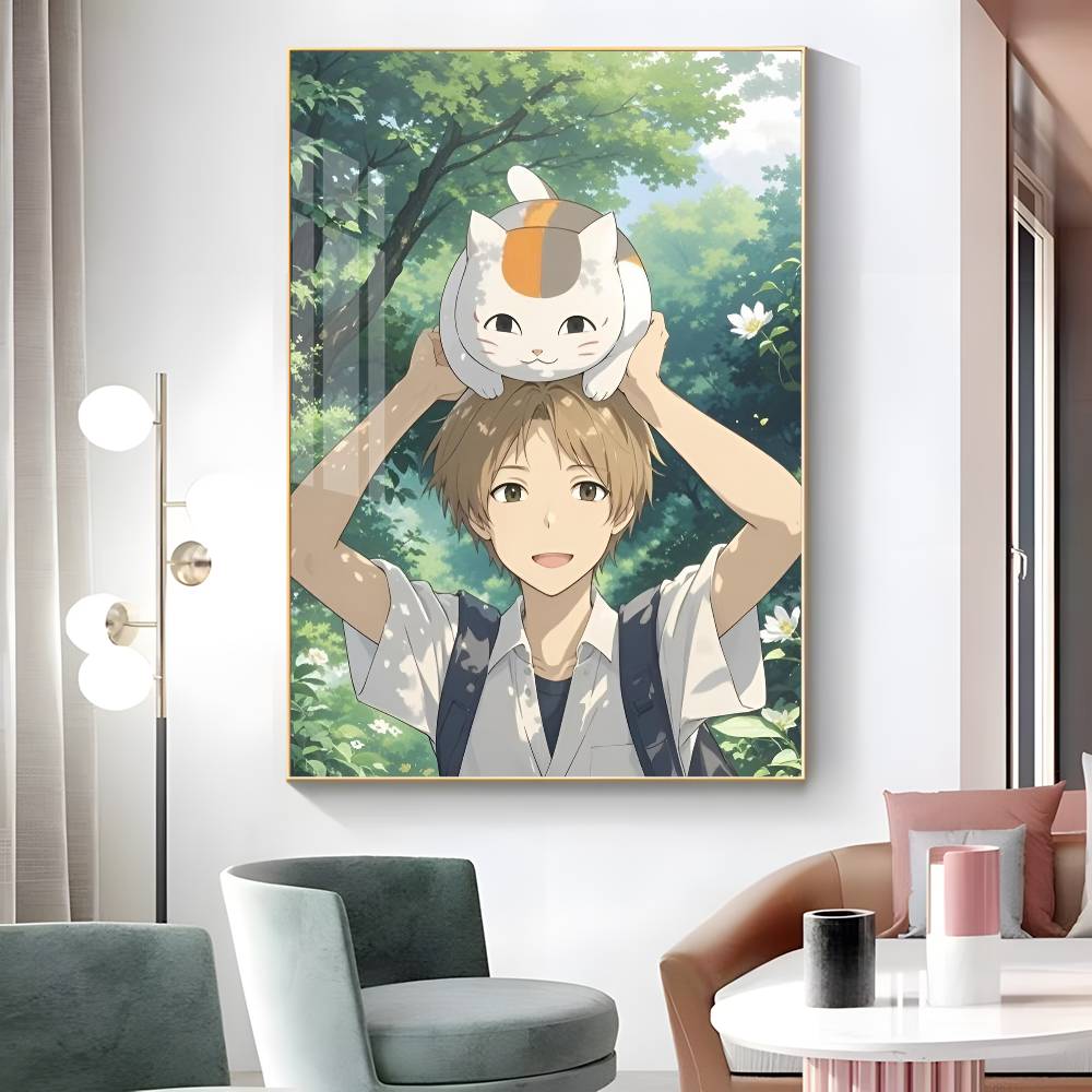 1pc Natsumes Book Of Friends Anime Poster Sticker Print Waterproof Wall Art For Living Room Bedroom Home Decor