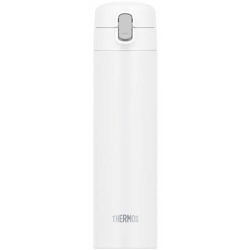 Thermos Water Bottle Vacuum Insulated Straw Bottle 450ml White For Cold Storage FJM-450 WH