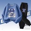 Autumn Baby Boy Clothes Fashion Printed T-shirts and Pants 2 Pieces Set Children Girls Casual Top Bottom Outfits Tracksuits
