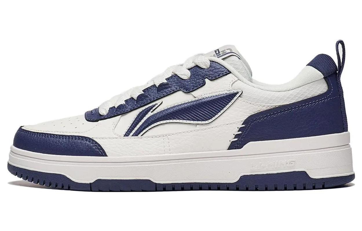 Li Ning Tianji 2.0 Synthetic Leather Comfortable Slip Resistant Abrasion Resistant Low top Skateboard Shoes Men s AGCT211-3 39