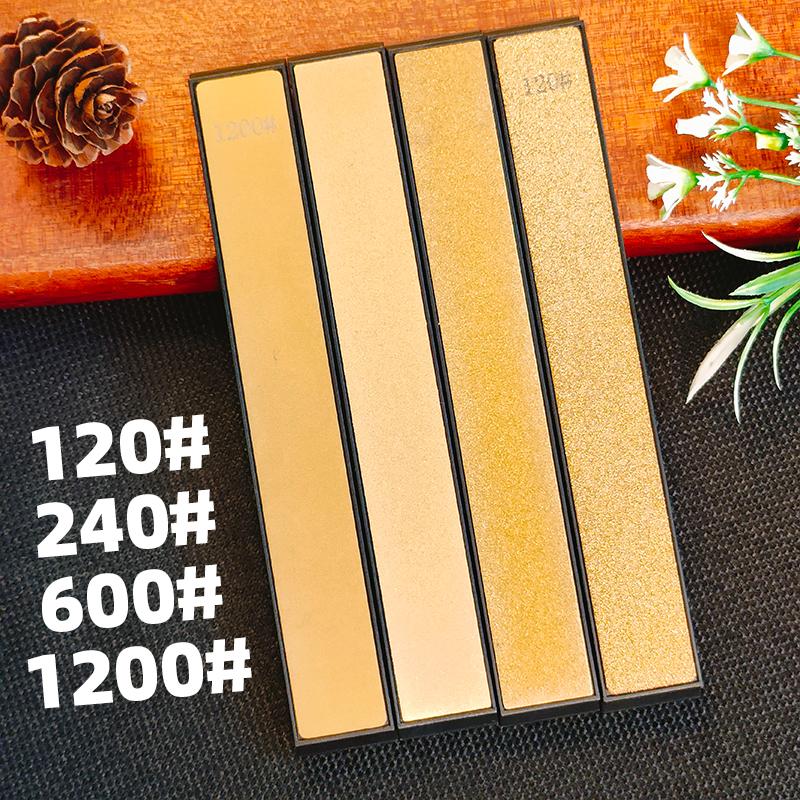 Golden Diamond Whetstone Knife Sharpener Fixed Angle Knife Sharpener Sharpening Stone Diamond Whetstone Oil Stone Honing Stones