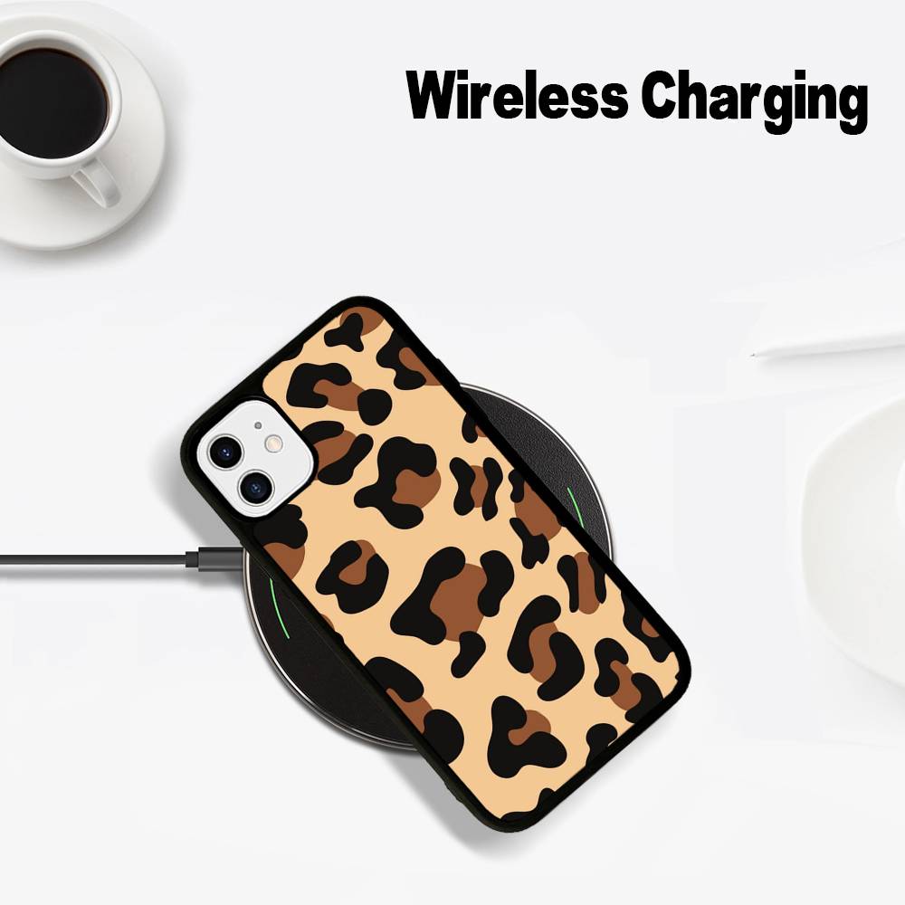 Leopard Cheetah Print Phone Case Magnetic Case For IPhone 17 16 14 13 12 15 Pro Max Plus For Magsafe Wireless Charge Cover