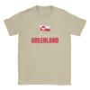 Greenland Flag TShirt for Unisex Fashion Cotton Tees Crew Neck Short Sleeve T Shirts Summer Clothing
