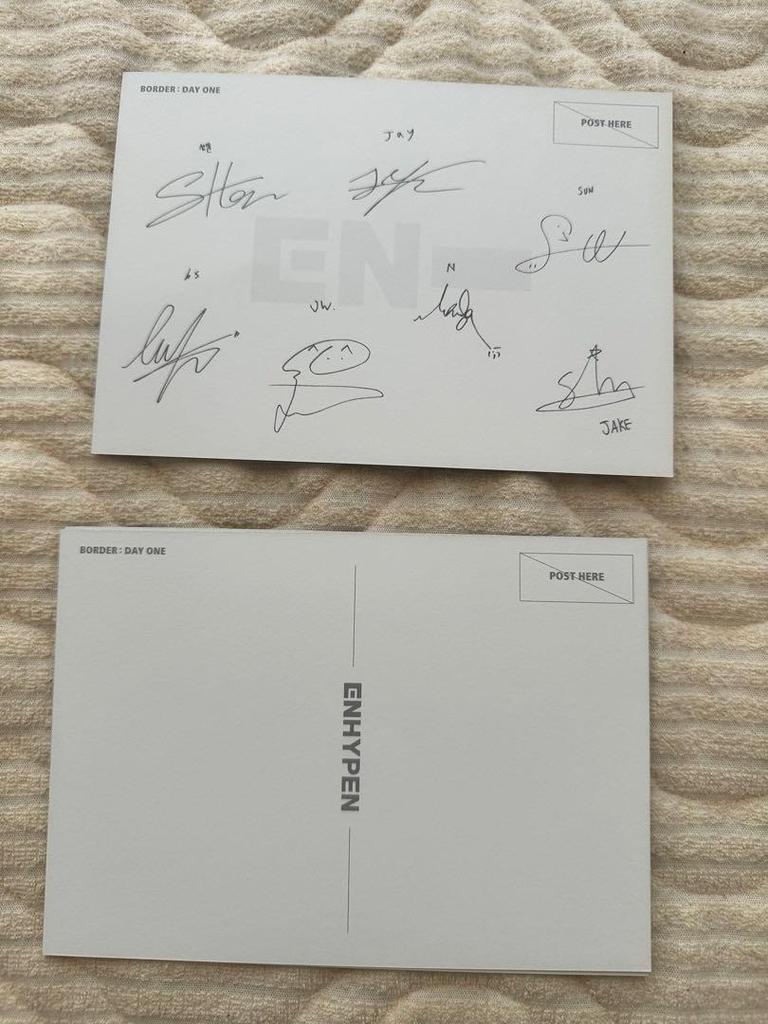 [USED] Enhypen border:dayone dusk first limited edition