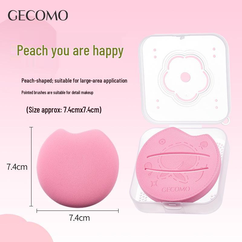 GECOMO Dual-Use Powder Puff: Non-Absorbent, Soft, Skin-Friendly Makeup Sponge