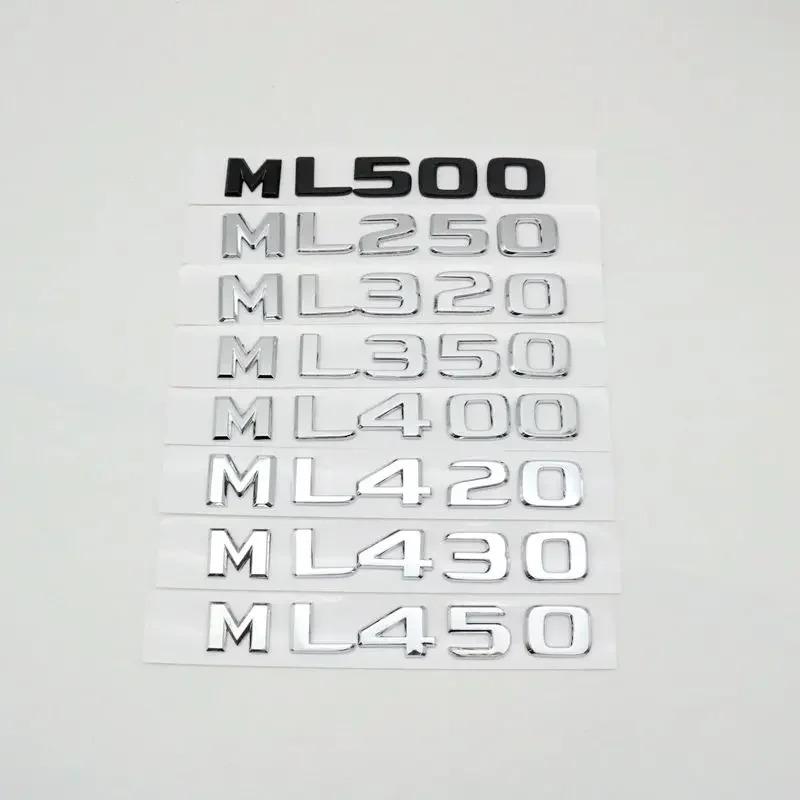 After 2017 3D ABS For Mercedes-Benz W163 W164 W166 ML63 ML55 ML250 ML320 ML350 ML420 ML450 ML500 ML550 Emblem Logo Sticker