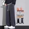 Men's Winter Warm Straight-Leg Cotton Pants