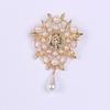 Vintage Palace Style Brooch For Women With Alloy Geometric Decorative Pin Accessory