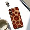 Sunset Basketball Phone Case Black Silicone Soft For Samsung Galaxy A73,A72,A71,A70,A53,A52,A51