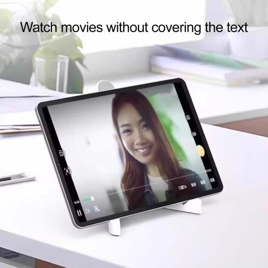 Plastic Tablet Holder Portable Travel Non-slip Adjustable Foldable Universal Tablet Mobile Phone Desktop Stand Phone Tablet Accessories