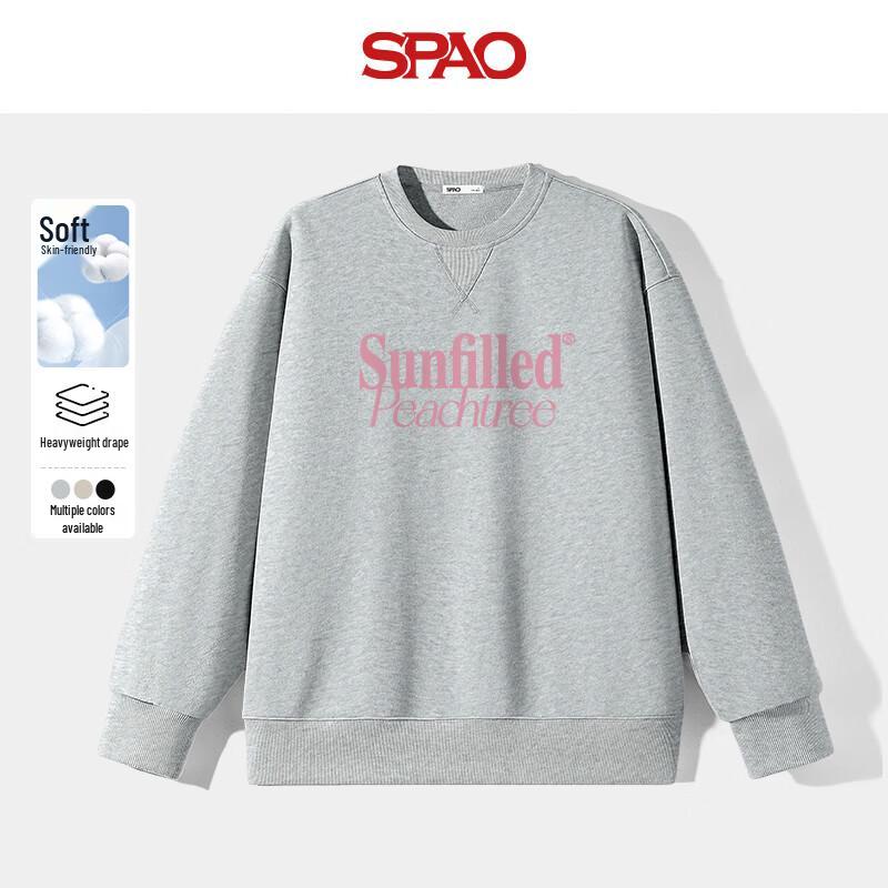 

SPAO Women s American Letter Print Sweatshirt M