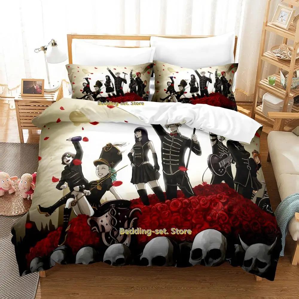 Comfortable SkinFriendly Single Twin Full Queen King Death Parade Size Bed Adult Kid Bedroom Duvetcover Sets Anime parure de lit Quilt