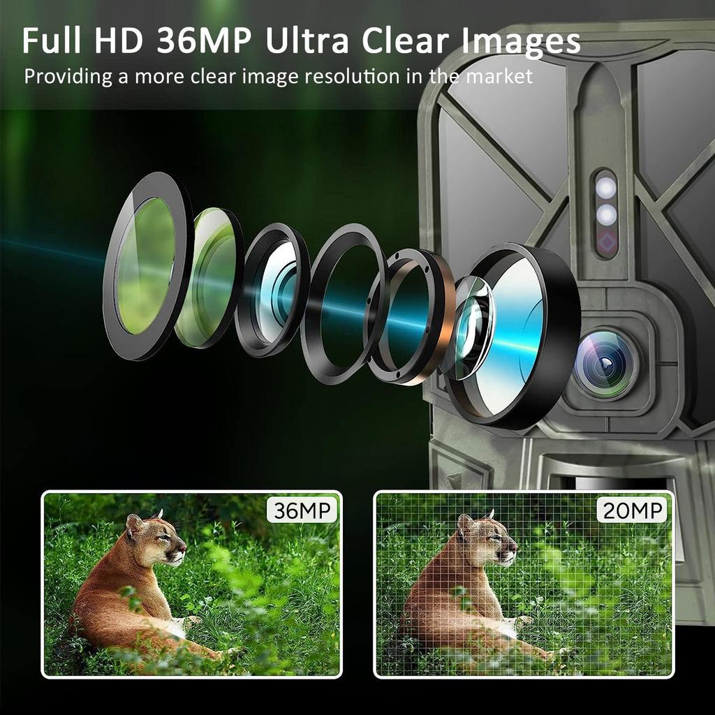 4G Outdoor Tracking Camera HC-940Pro-Li: True 4K, Remote Mobile Control, FTP/Email Support