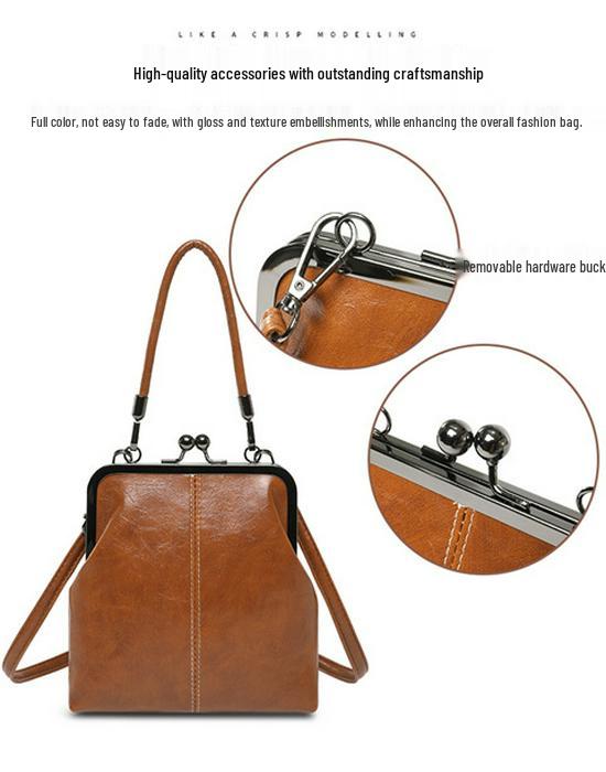 2025 Retro Nischendesign Handtasche - It-Girl Vibe Clip-Tasche