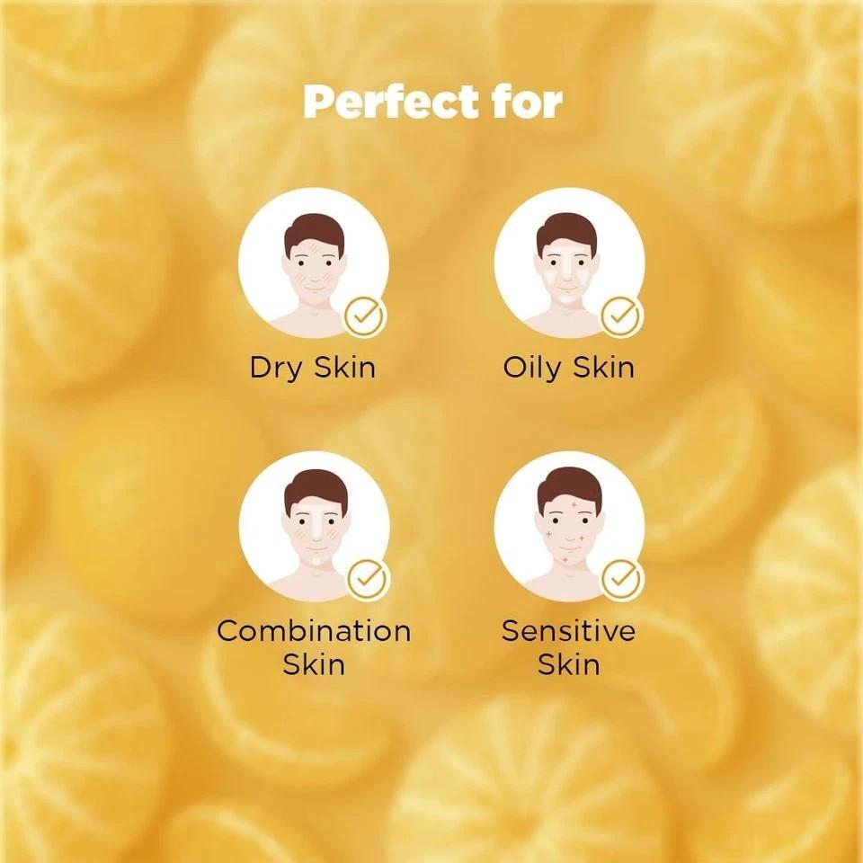 The Man Company Vitamin C Face Serum 30ml | Brightens & Fades Dark Spots