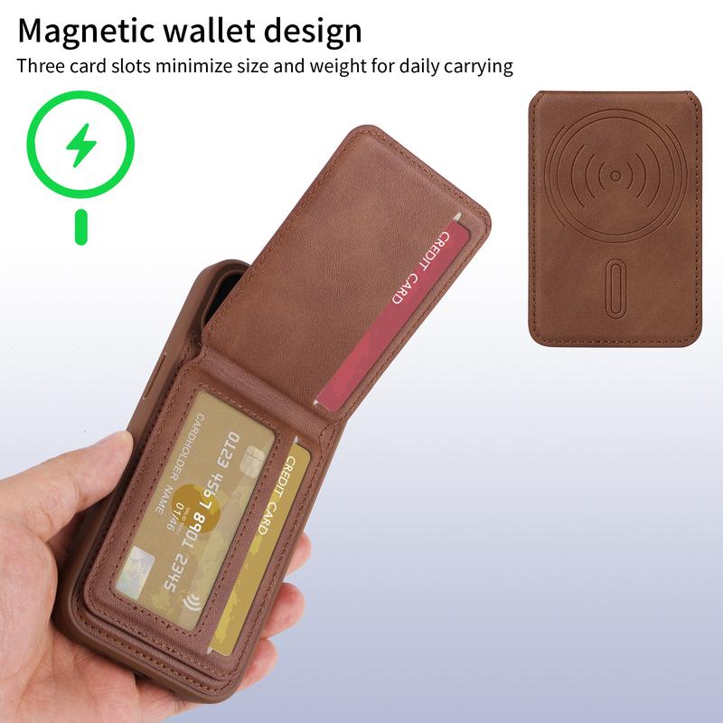 2 in 1 Detachable Card Solt Magnetic Wallet Leather Case For Samsung S25 Ultra S24 Plus S23 S22 S21 A06 A16 A35 A55 Vertical Bag