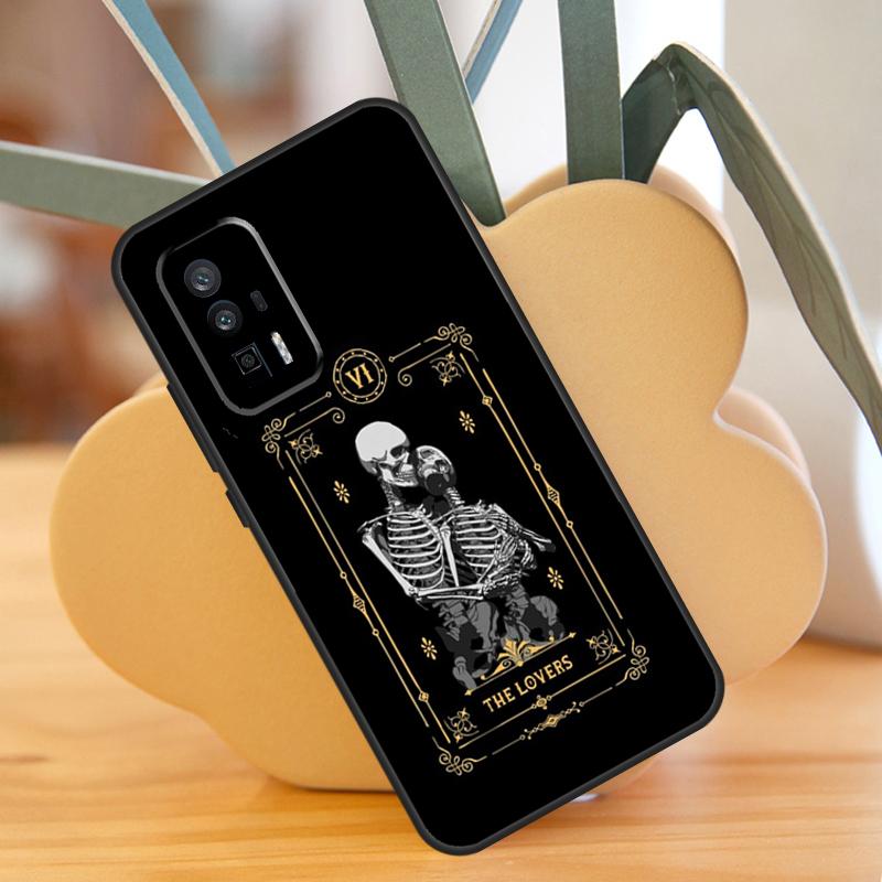 Death Tarot Case For POCO X3 X6 F6 Pro M6 X5 F3 F5 M5s Xiaomi 13 14 Ultra 12 Lite 11T 12T 13T Pro Cover