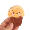 Soft Kawaii Mushroom Plush Keychain Cute Cupcake Teacup Design Mini Keyring Bag Pendant for Girls Daily Use